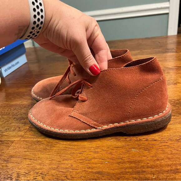 Crewcuts Kids' 1990 MacAlister boots in suede chukka made in Italy size J2 - Picture 4 of 9